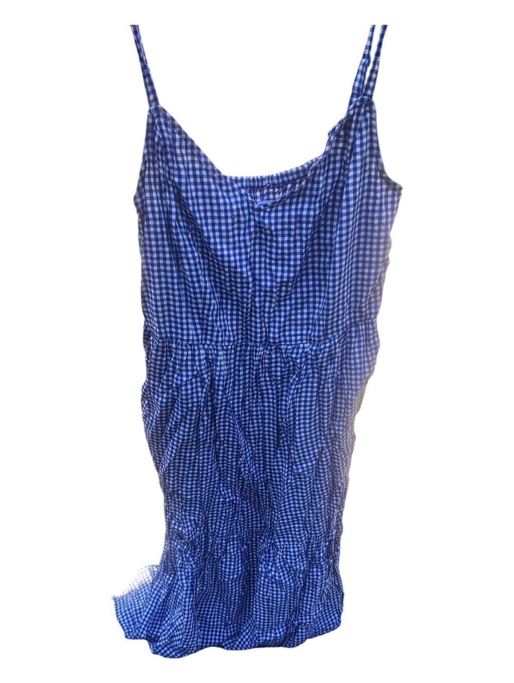 Womens Old Navy blue gingham cami Med